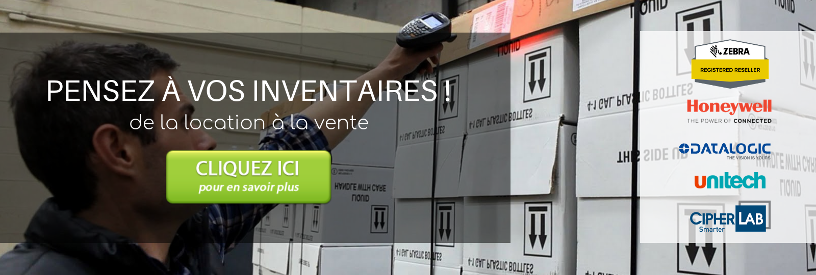 Terminaux d'inventaire