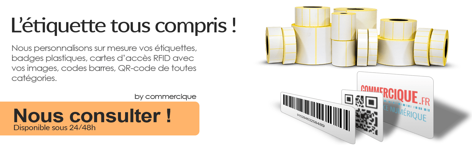 Etiquettes sur mesure