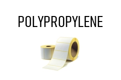 Etiquettes Polypro. ou PP