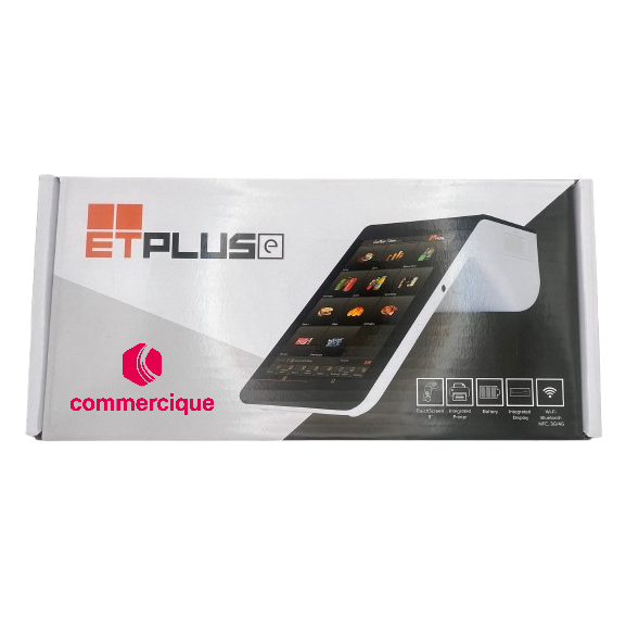 Terminal d'encaissement mobile ETPLUS imprimante ticket et logiciel NF525 Version annuelle