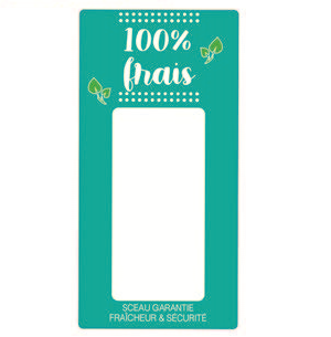 Etiquettes ou scell�s "s�curit�" inviolables pour commande � emporter