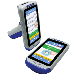 Joya Touch Plus, 2D, BT (BLE), WiFi, NFC, pistolet, bleu, gris, WEC 7