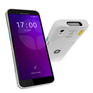 Datalogic Memor 17-HC, 2D, capacitif projet�, USB-C, BT, WiFi (Wi-Fi), eSIM, 5G, NFC, Android, blanc