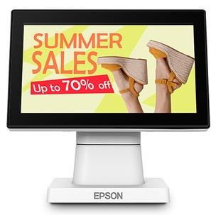 Afficheur client sur pied Epson DM-D70, blanc, USB