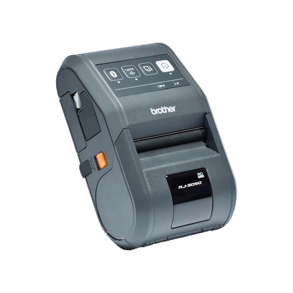 Ticket thermique direct non couch�, 79 mm, en rouleau continu.