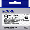 LK-3TBN - Transparent - Noir sur Transparent - 9mmx9m
