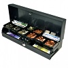 Tiroir-caisse E3960 flip top 6B+8C 460x100x172 noir