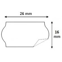 Etiquettes Sato 26x16 colle permanante EPM16C-001