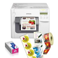 Pack imprimante Epson ColorWorks C3500 tiquettes couleurs