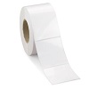 Etiquettes polypro 76x51mm coins ronds