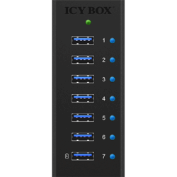 Hub USB 3.0 externe 7 ports avec alimentation