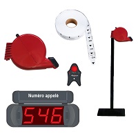 Pack Gestion de file d'attente 3 chiffres