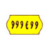 Etiquettes 22x12 Fluo jaune