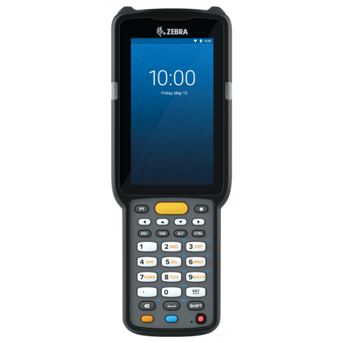Terminal RFID Zebra MC3300x, 2D, SR, SE4770, 10.5 cm (4''), num. fonct., pistolet, RFID, BT, WiFi, NFC, Android, GMS