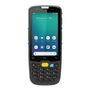 Newland MT67 Sei-Serie, 2D, 10.5 cm (4''), GPS, USB-C, BT, WiFi, 4G, NFC, Android, en kit, GMS