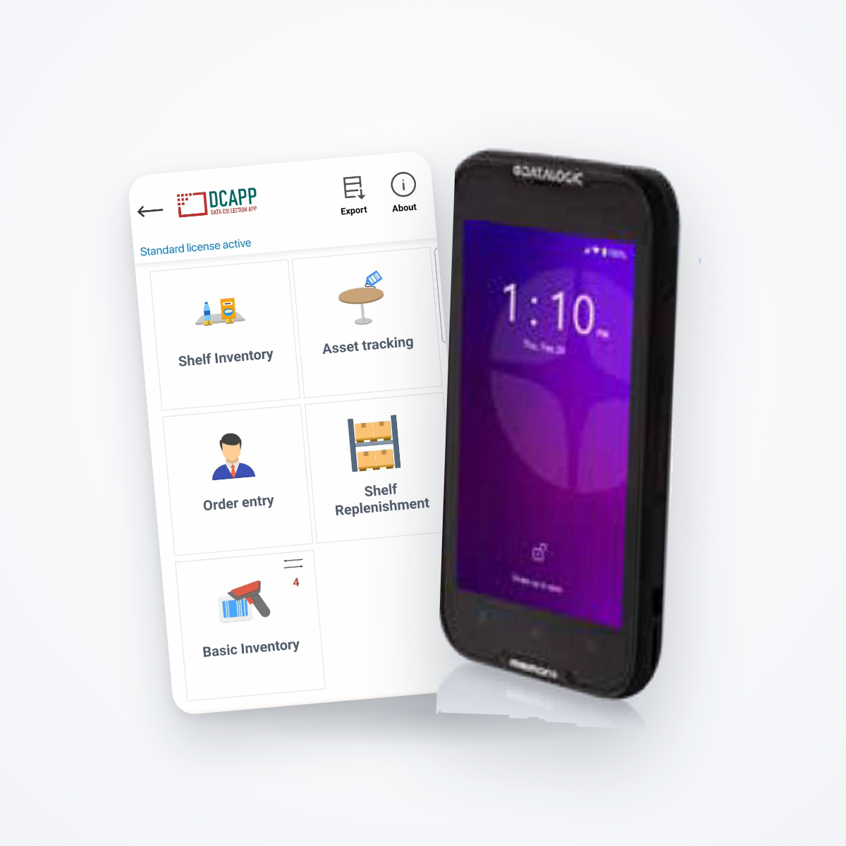 Pack inventaire Datalogic: PDA et logiciel � vie