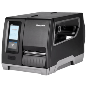 Honeywell PM45, 12 pts/mm (300 dpi), r�-enrouleur, LTS, �cran, USB, USB Host, RS232, Ethernet