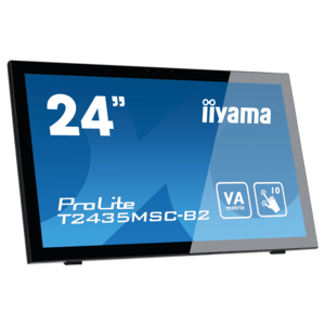 iiyama ProLite T2454MSC-B2AG, capacitif projet, 10 pts, Full HD, USB, en kit (USB), noir