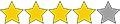 4 sur 5 étoiles !