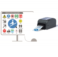 Imprimante signalétique Brother 300 Dpi avec massicot et logiciel dédié Imprimante signalétique Brother 300 Dpi avec massicot et logiciel dédié