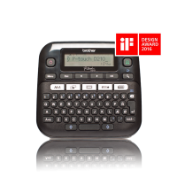 Etiqueteuse portable Brother PT-D210, clavier AZERTY, rubans TZe jusqu'à 12mm, coupe manuelle, mode déco Etiqueteuse portable Brother PT-D210, clavier AZERTY, rubans TZe jusqu'à 12mm, coupe manuelle, mode déco