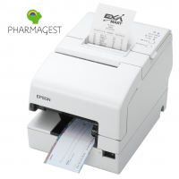 Imprimante ticket et documents Epson blanche pour le logiciel ID Pharmagest